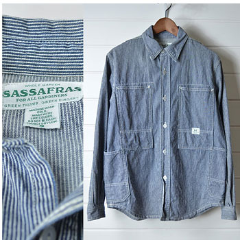 ササフラス｜SASSAFRAS トランスプラント ハーフ シャツ｜買取査定