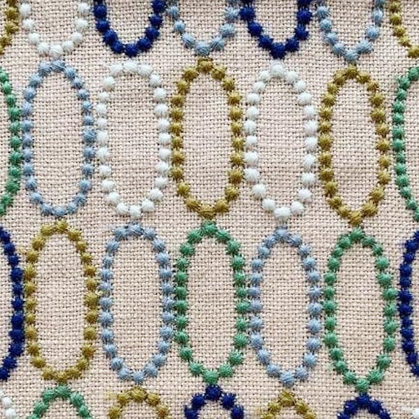 ミナペルホネン刺繍のテキスタイル